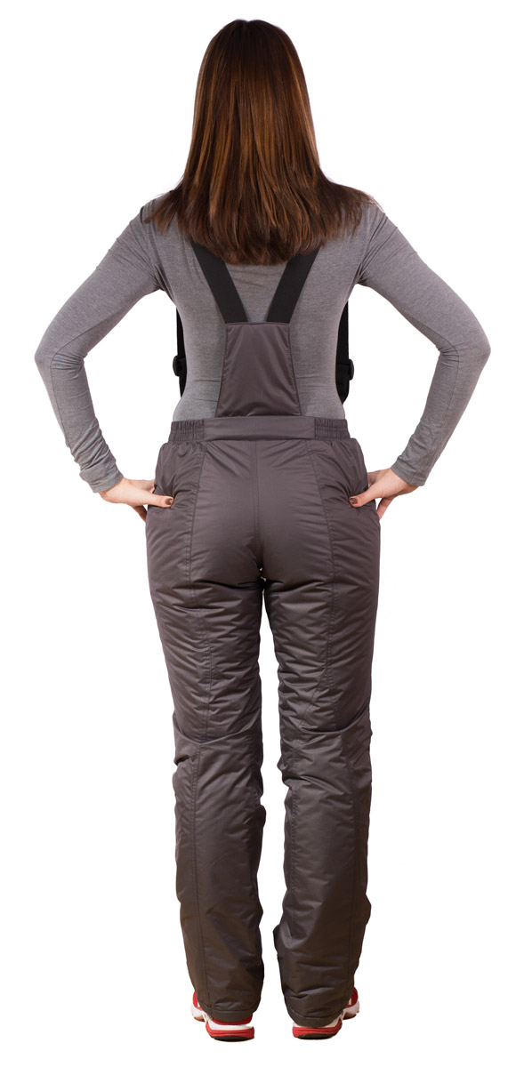 картинка Женские брюки - комбинезон, модель ПЖ1 (цвет графит) от магазина Спортсоло