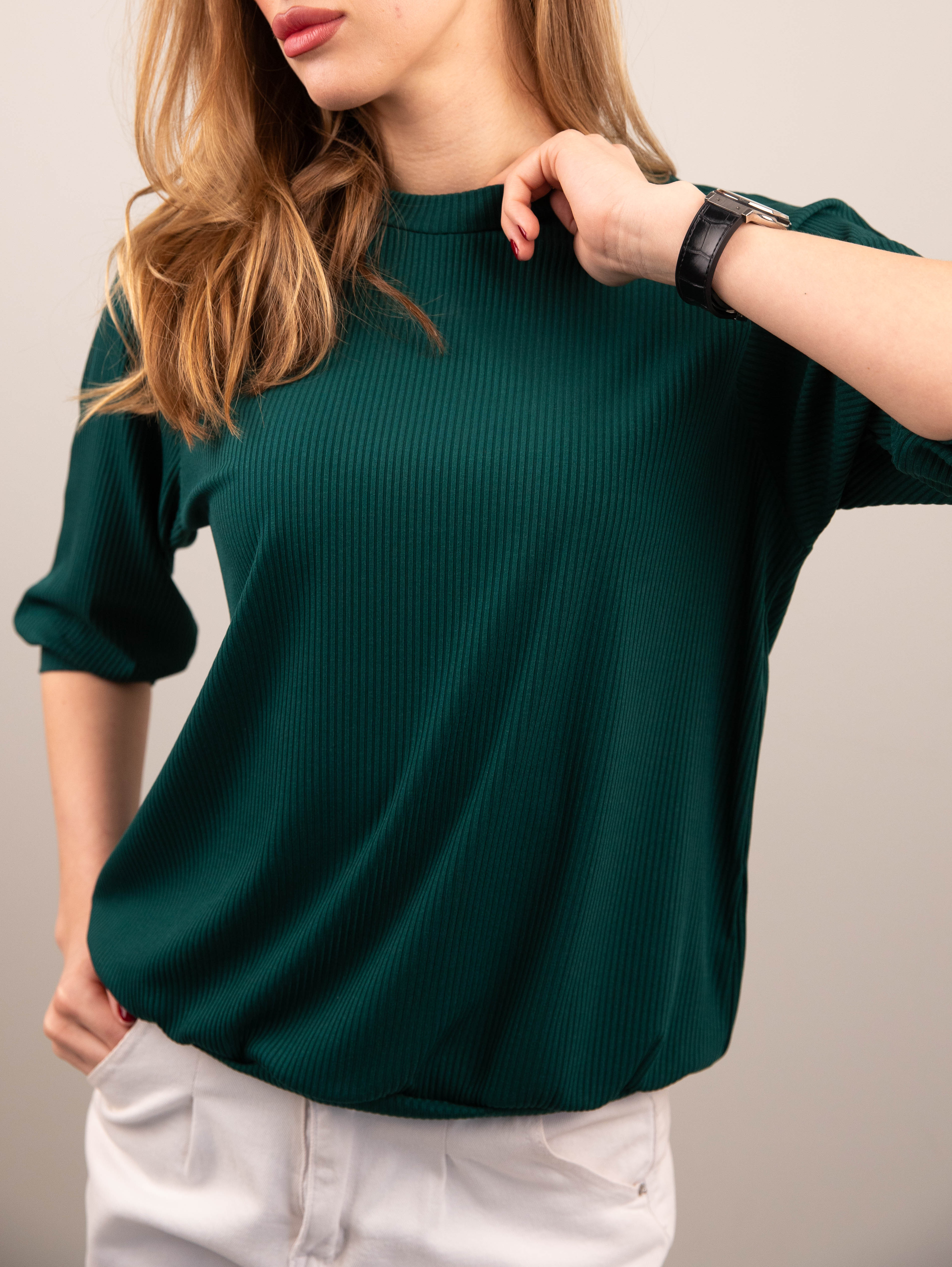 картинка Блузка женская КФ250 Изумруд от магазина Спортсоло