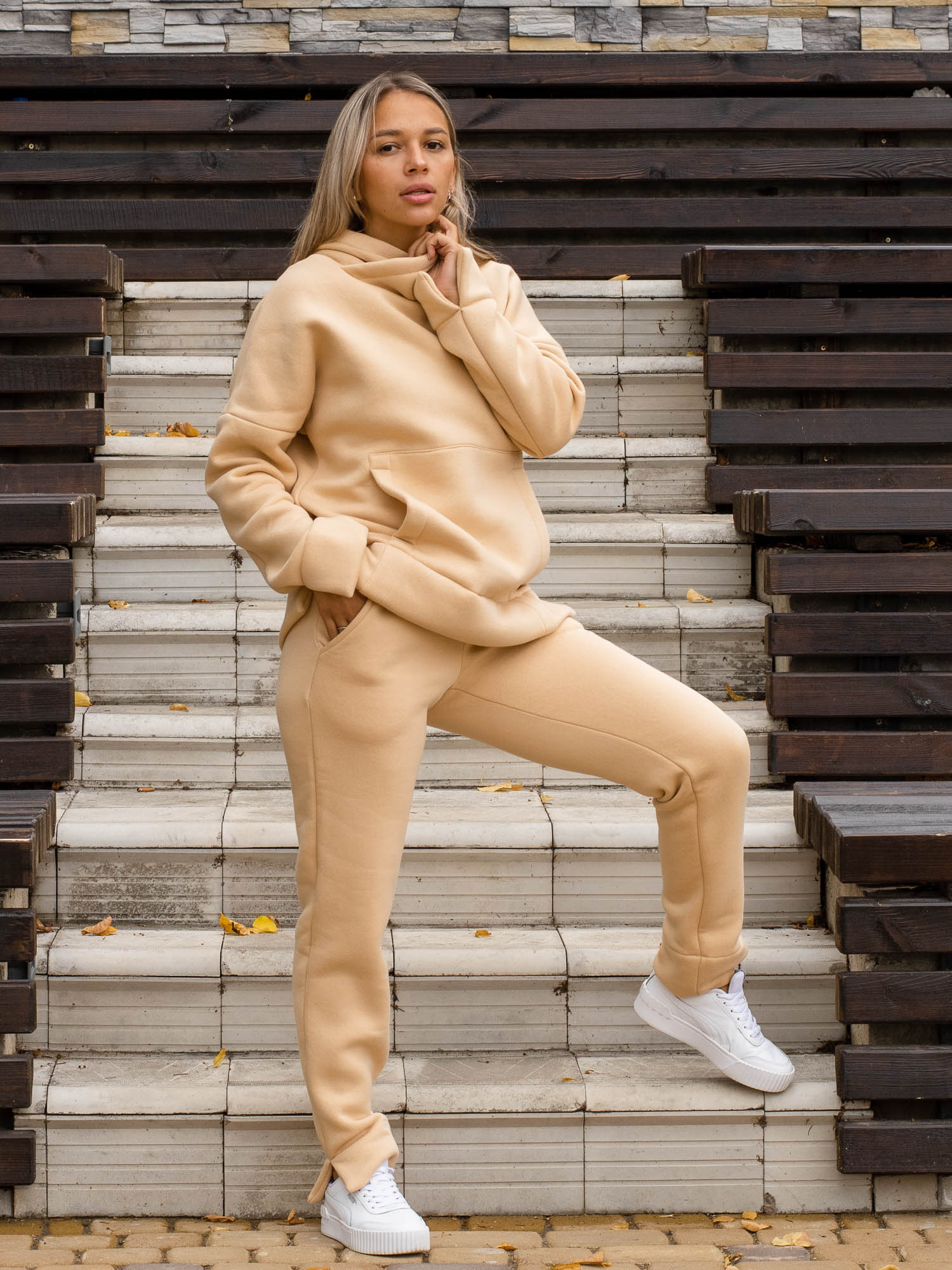 картинка Спортивный костюм БС029 Светло-Бежевый  от магазина Спортсоло