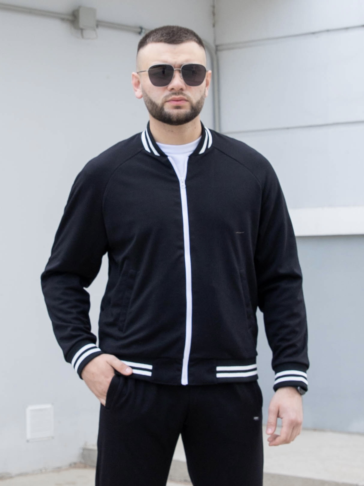 картинка Толстовка мужская ВС098 (СТОК) Черный  от магазина Спортсоло