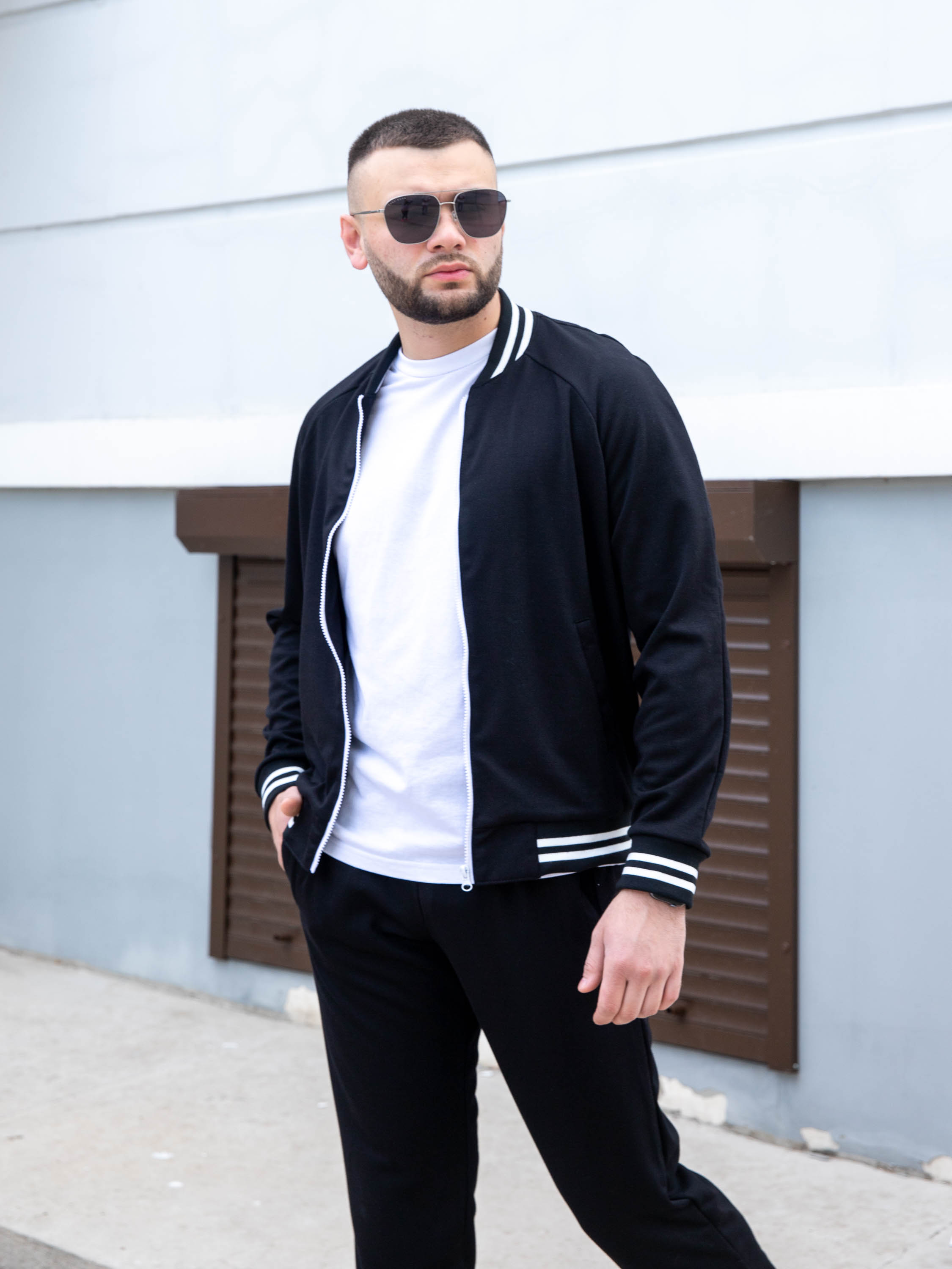 картинка Толстовка мужская ВС098 (СТОК) Черный  от магазина Спортсоло