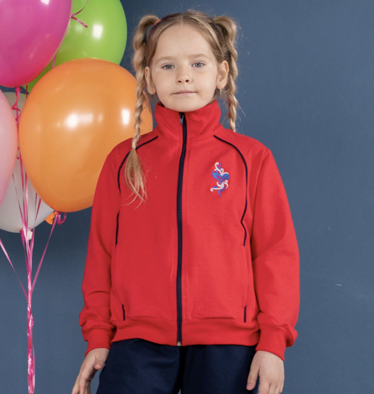 картинка Толстовка на девочку ГХД-Т Красный от магазина Спортсоло