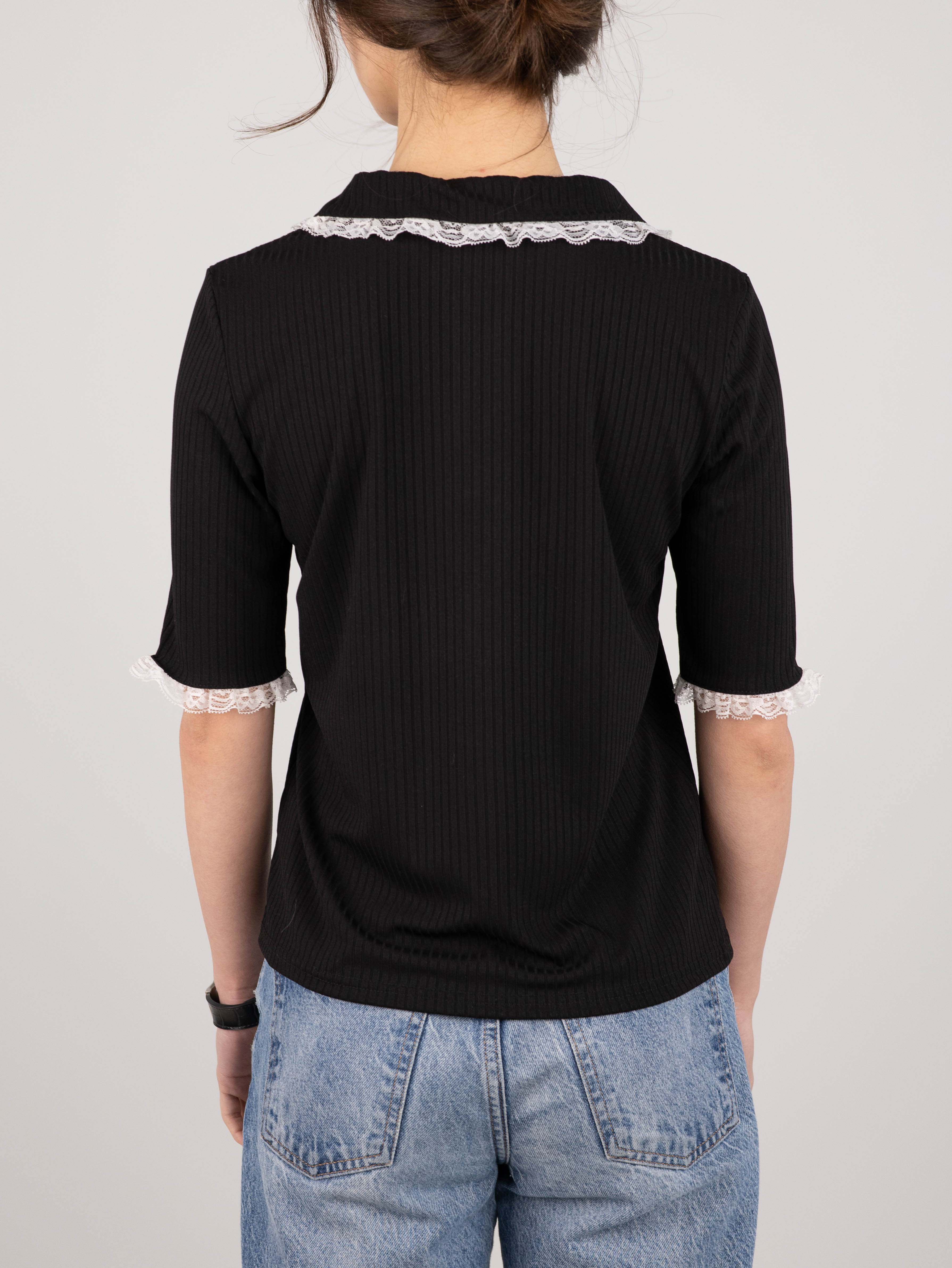 картинка Футболка поло женская Old Money КМ100 Черный от магазина Спортсоло