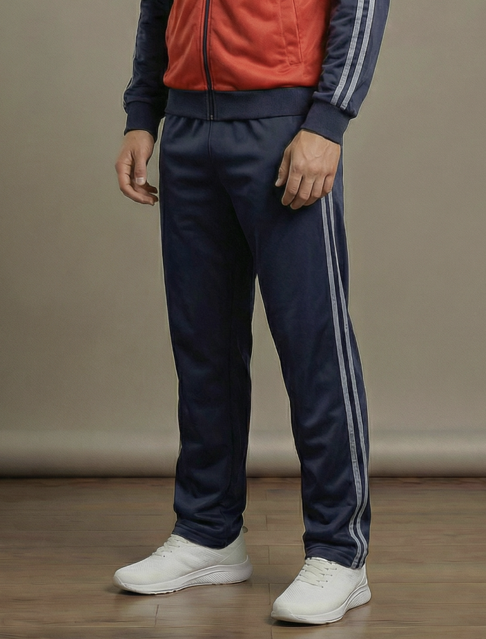 картинка Брюки мужские К015-Б Темно-Синий-Молочный от магазина Спортсоло