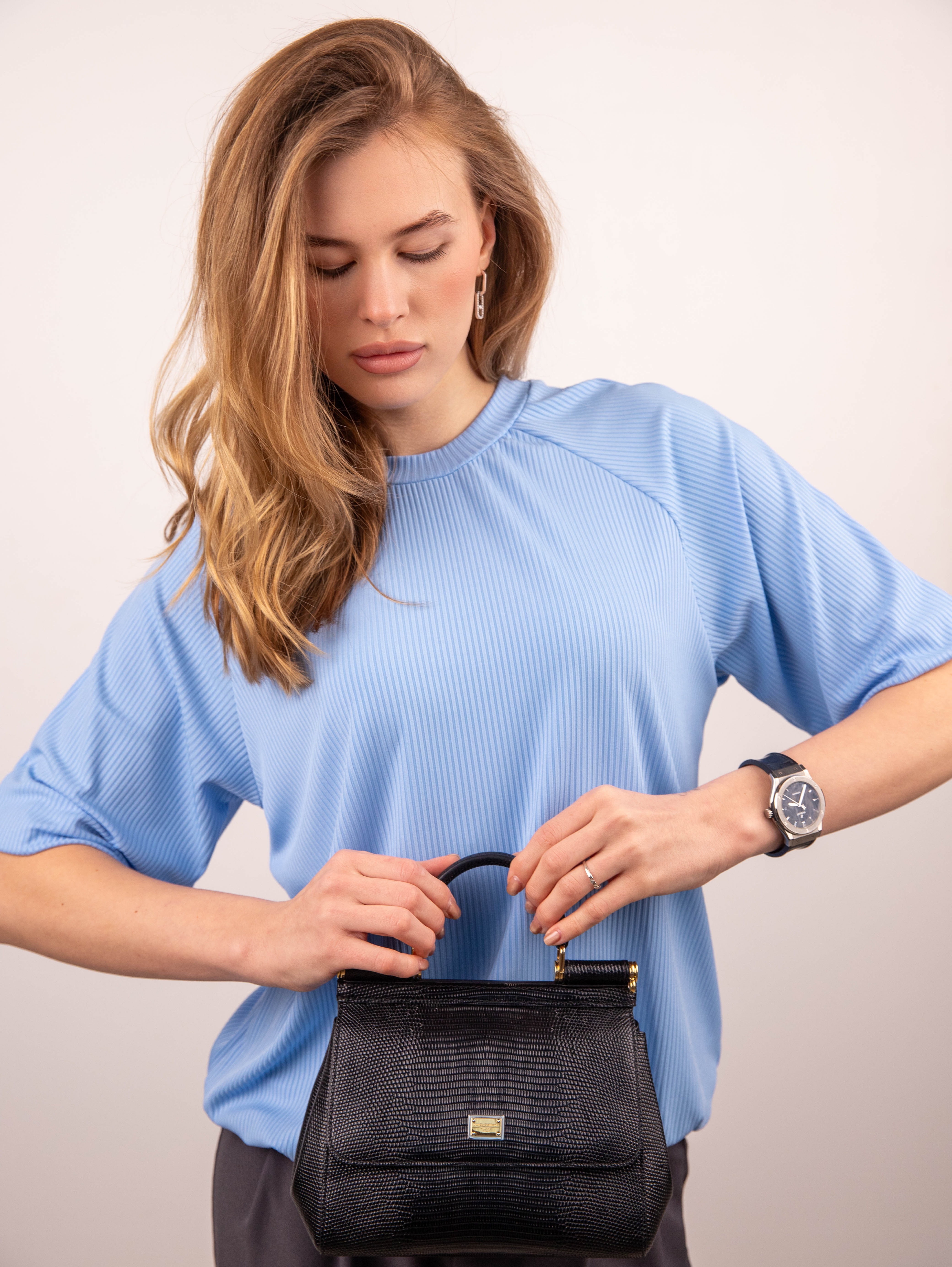 картинка Блузка женская КФ250 Голубой от магазина Спортсоло