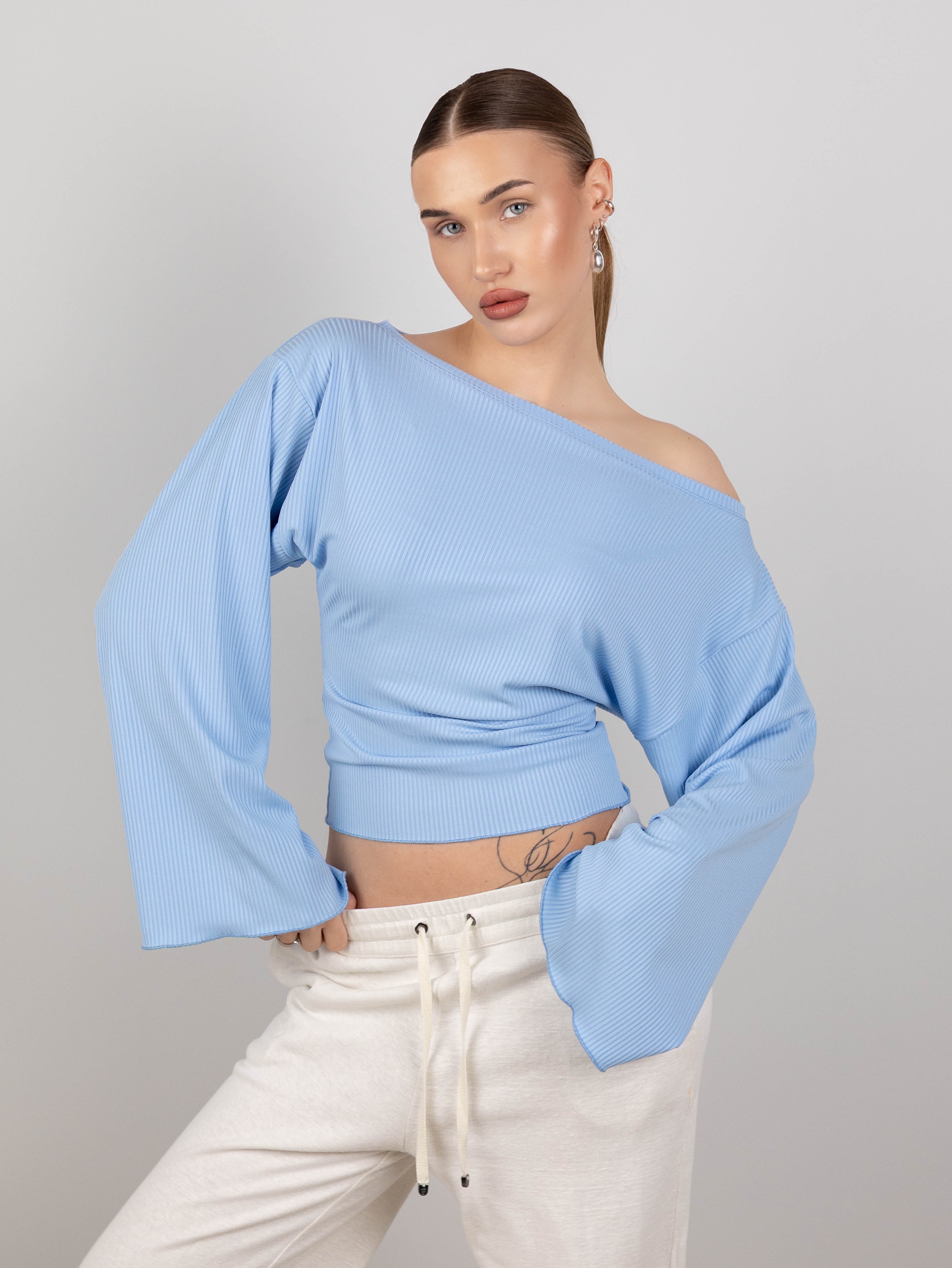 картинка Лонгслив КО101 Голубой  от магазина Спортсоло