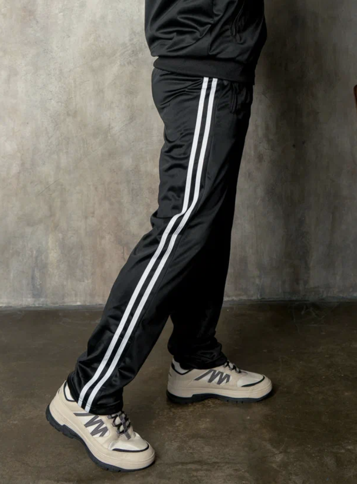 картинка Брюки мужские К015-Б Черный-Белый  от магазина Спортсоло