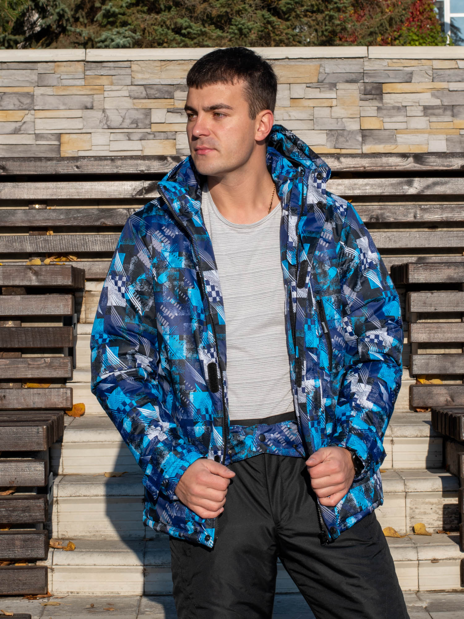 картинка Горнолыжная куртка Айсберг Голубой  от магазина Спортсоло