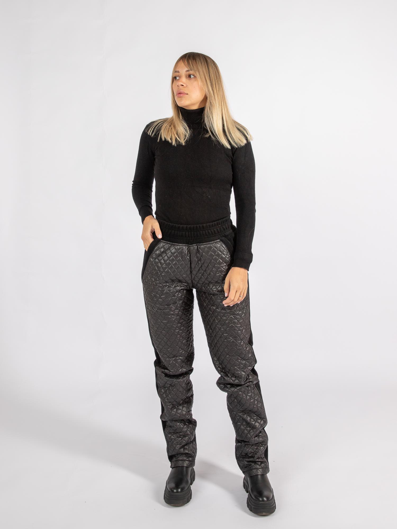 картинка Брюки женские утепленные С211 Черный  от магазина Спортсоло