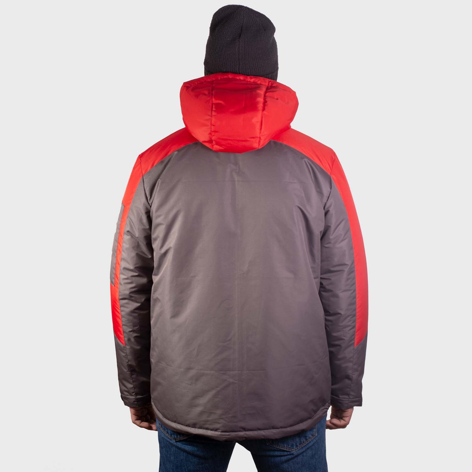картинка Куртка Шторм, серый с красным от магазина Спортсоло