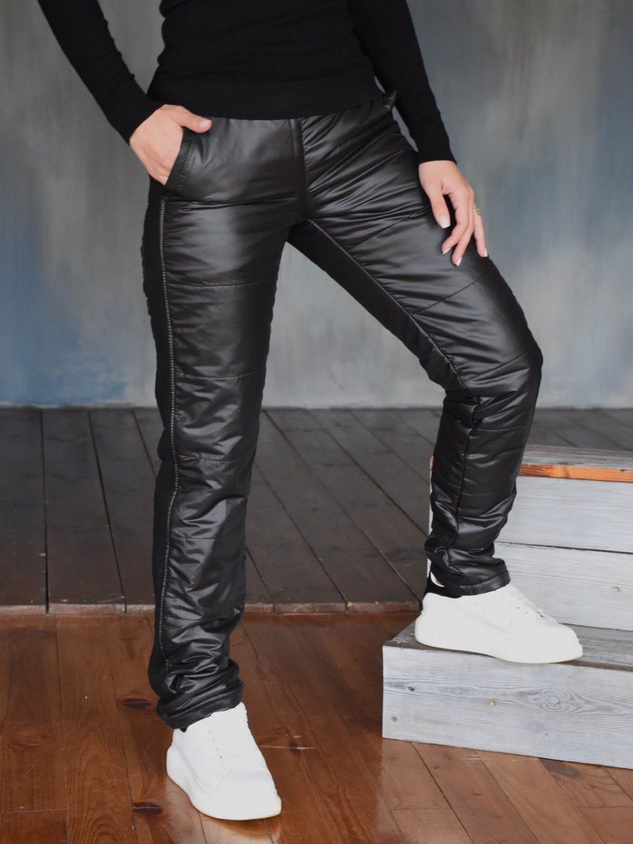 картинка Мембранные женские брюки Альба. Цвет черный. от магазина Спортсоло