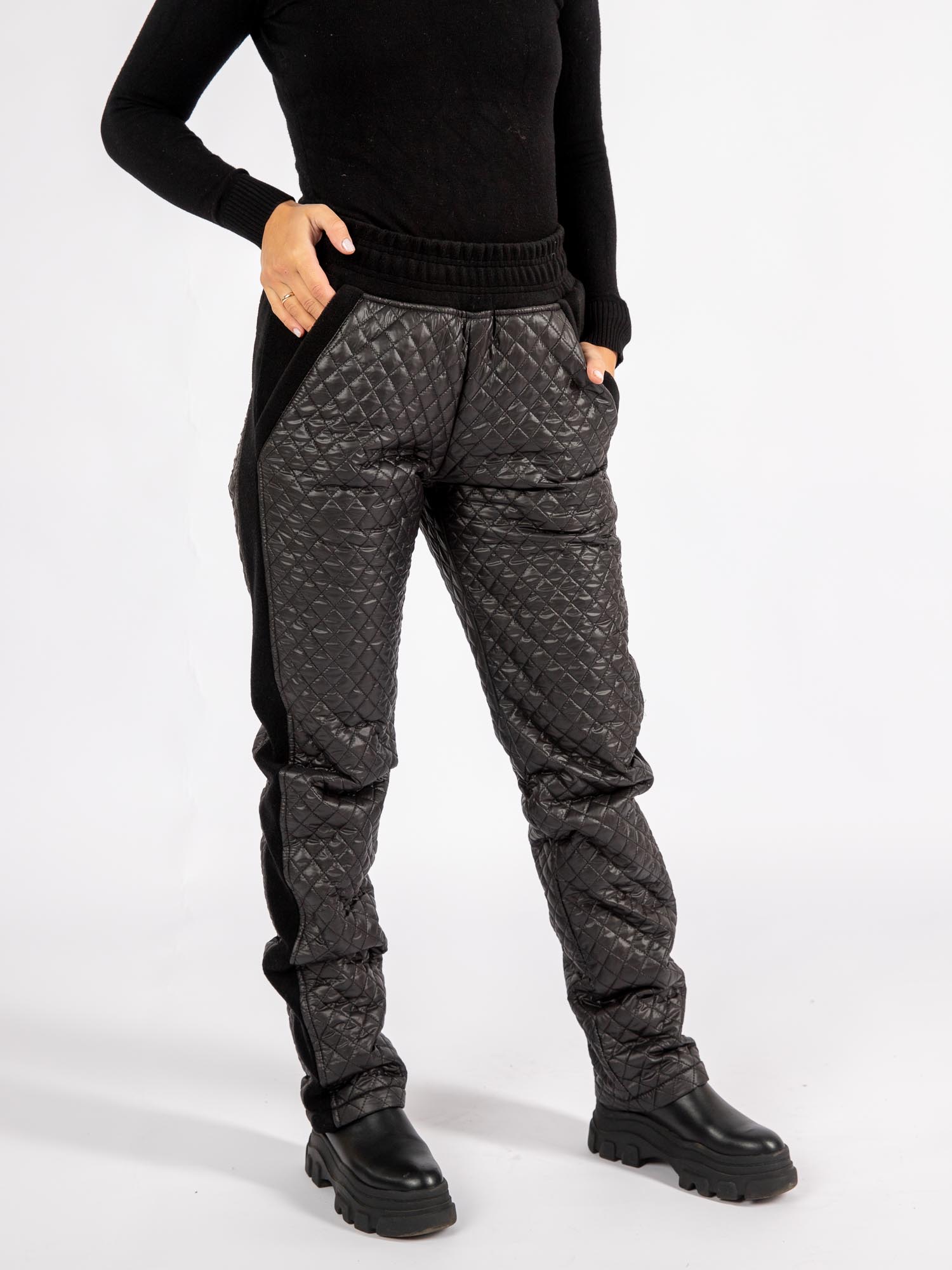 картинка Брюки женские утепленные С211 Черный  от магазина Спортсоло