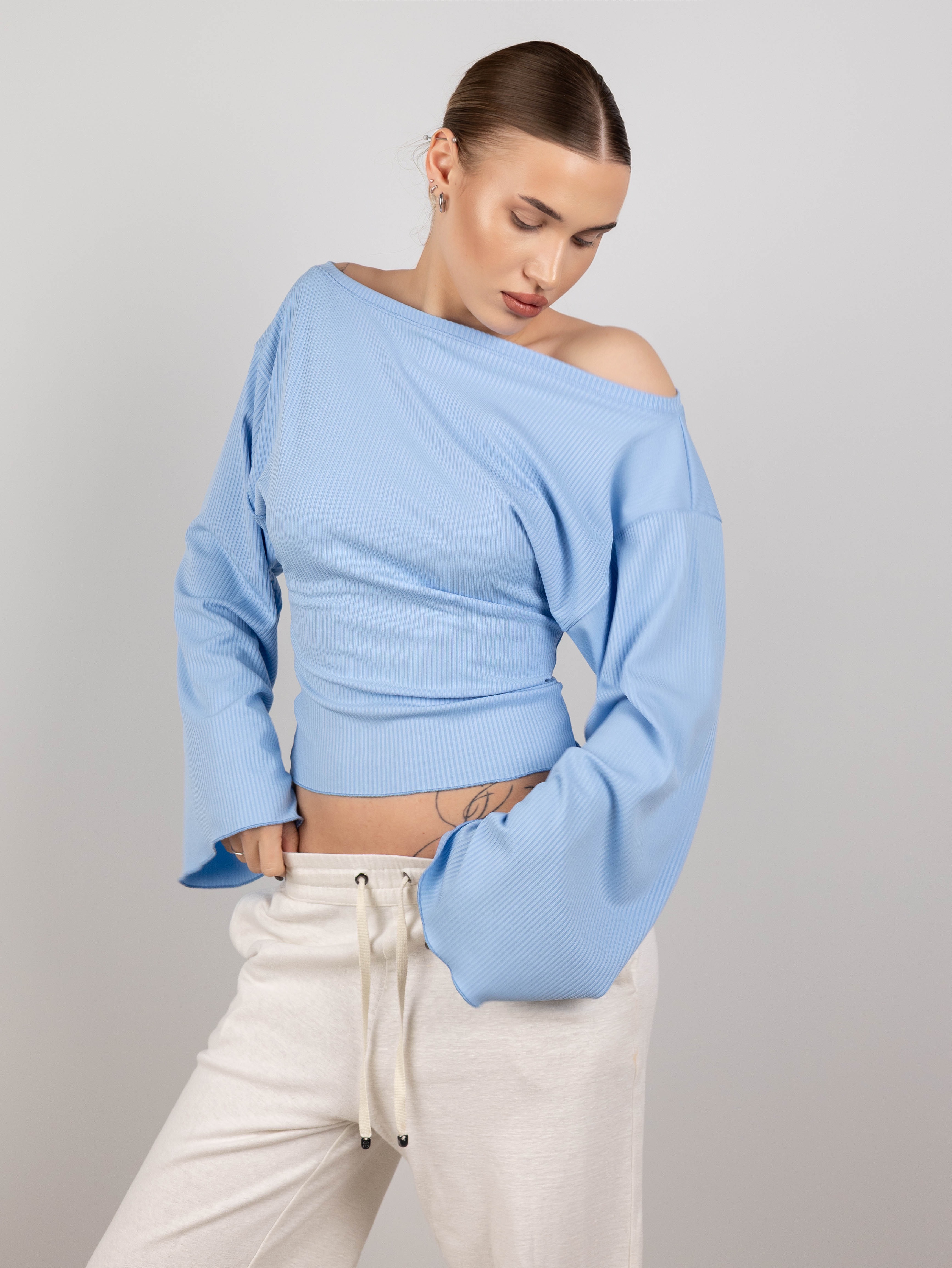 картинка Лонгслив КО101 Голубой  от магазина Спортсоло