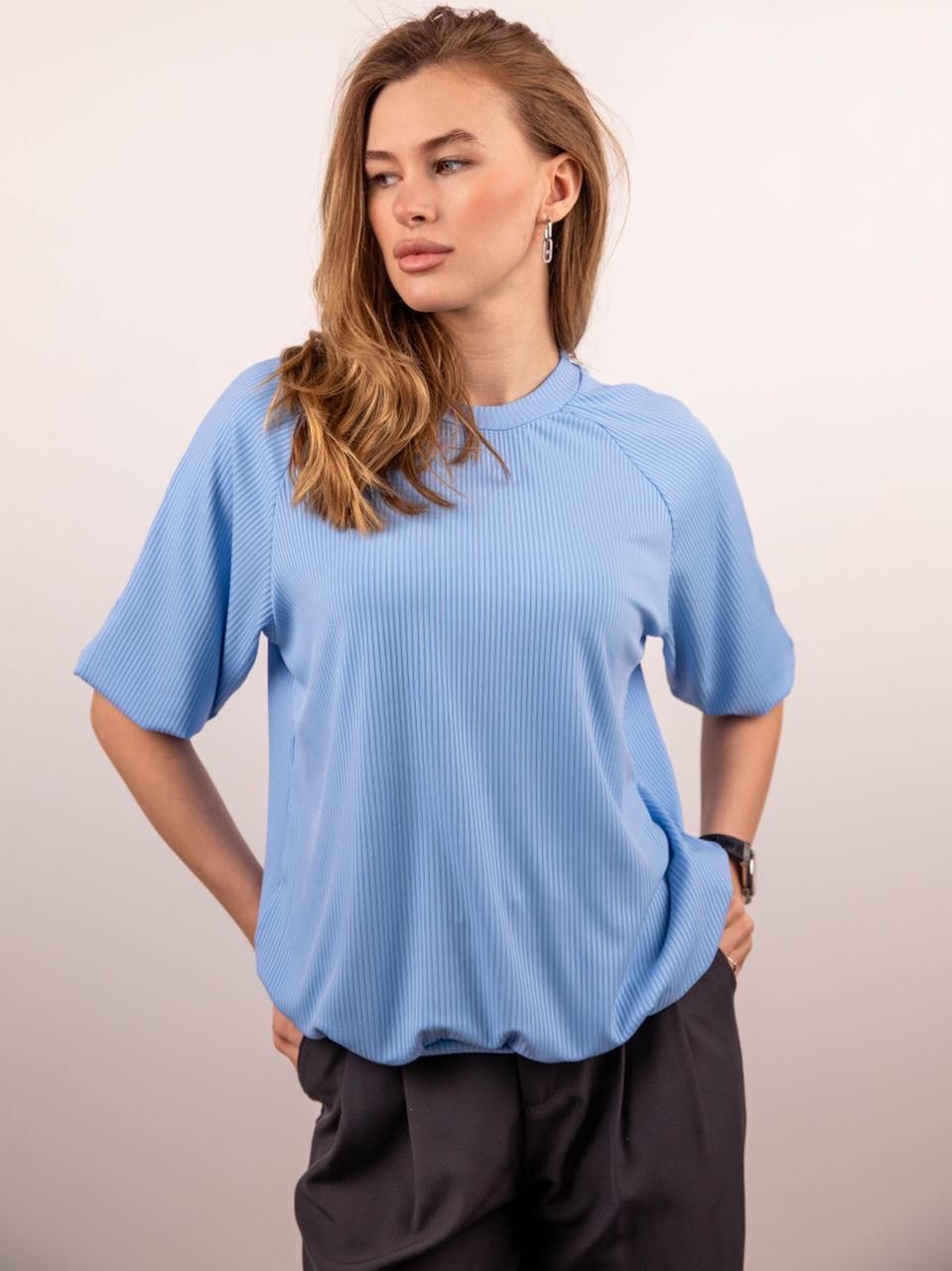 картинка Блузка женская КФ250 Голубой от магазина Спортсоло