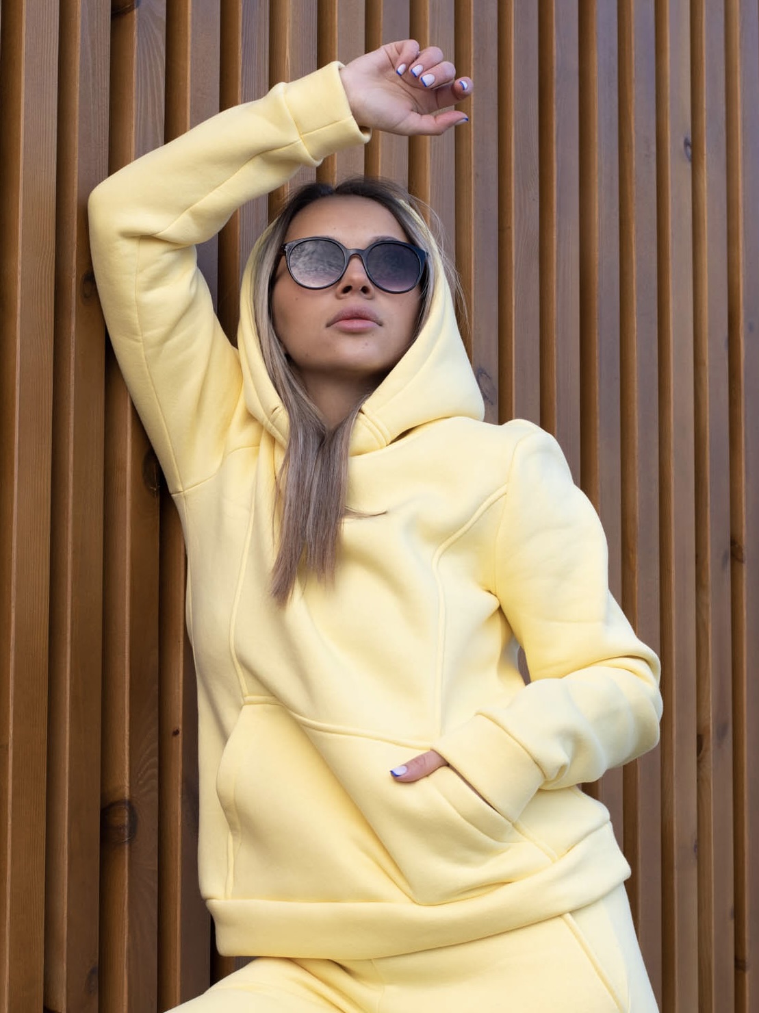 картинка Худи женское БХ026 Желтый  от магазина Спортсоло