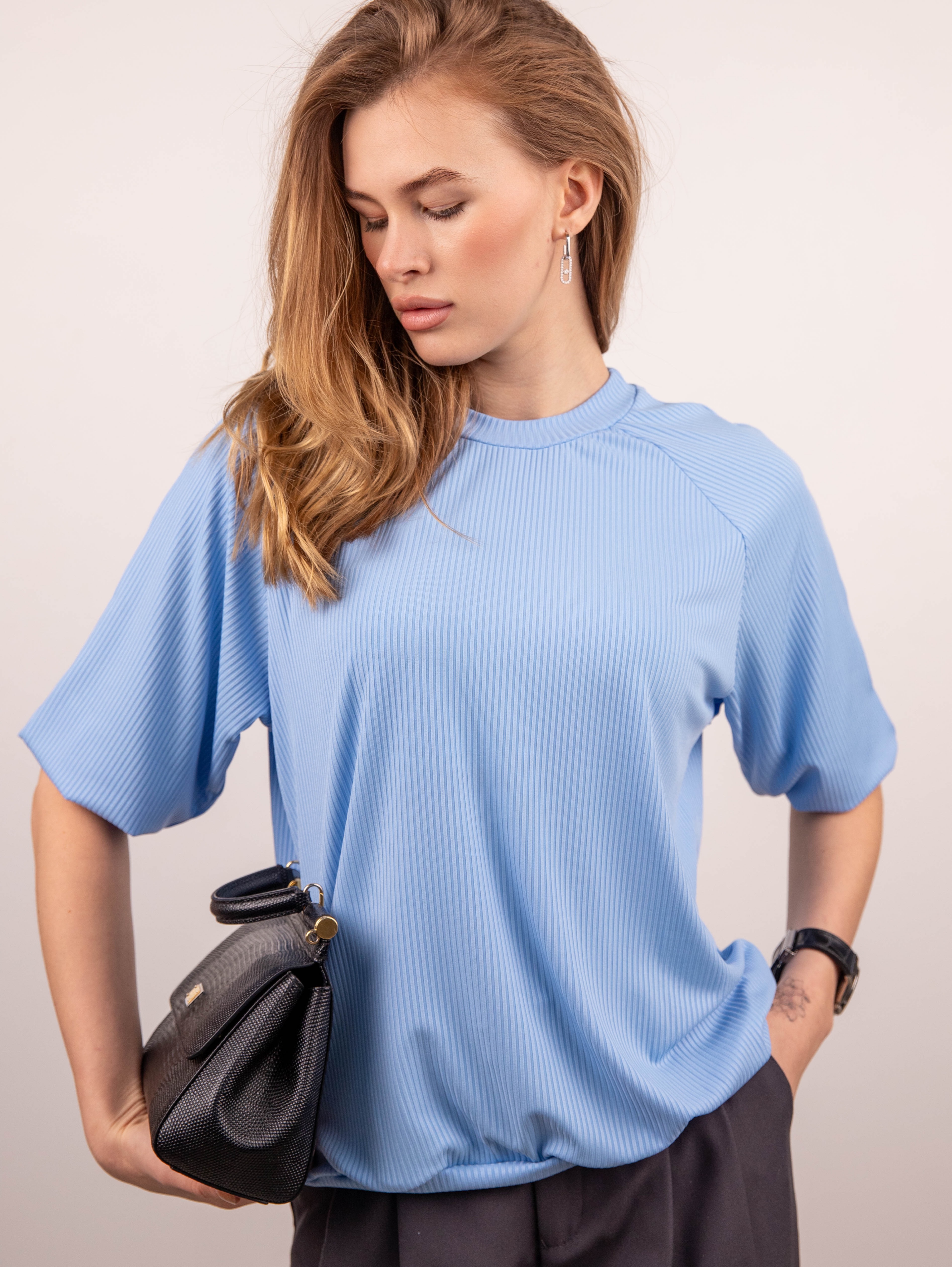 картинка Блузка женская КФ250 Голубой от магазина Спортсоло