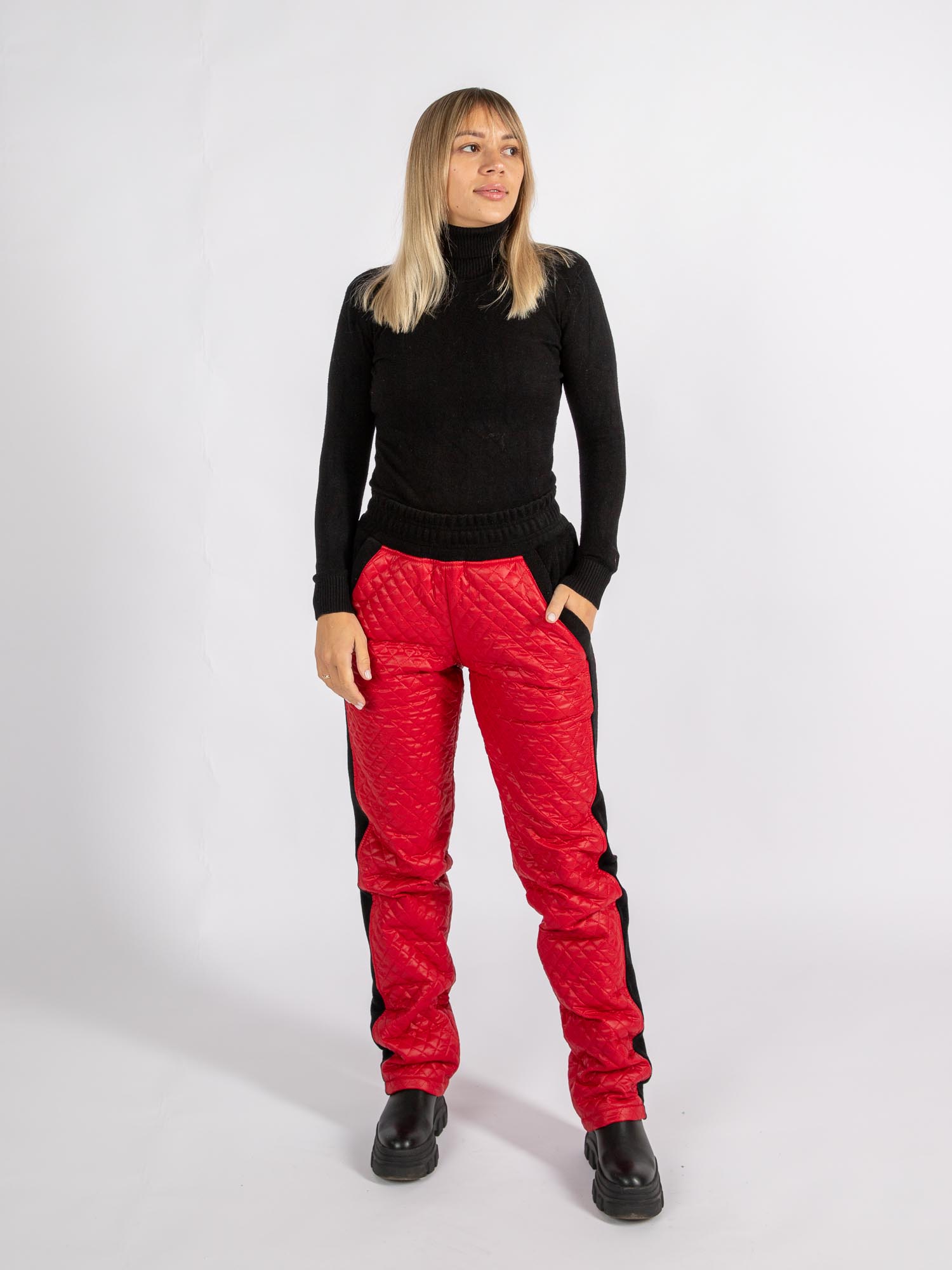 картинка Брюки женские утепленные С211 Красный от магазина Спортсоло