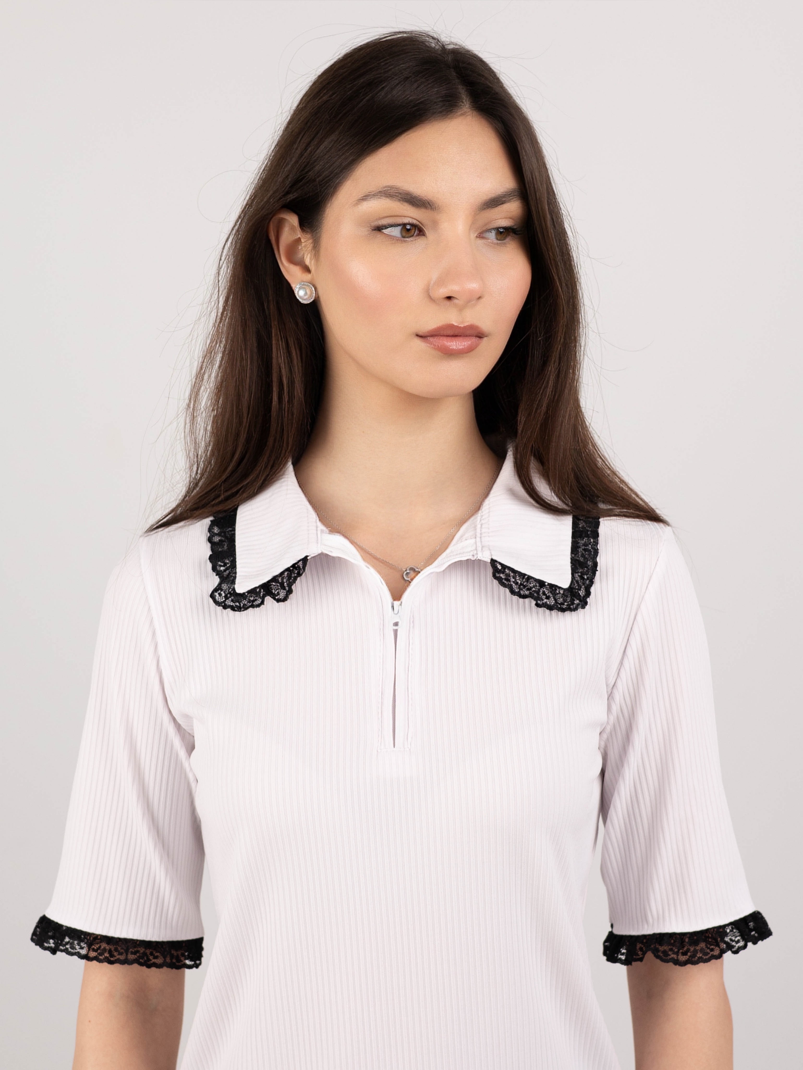 картинка Футболка поло женская Old Money КМ100 Белая от магазина Спортсоло