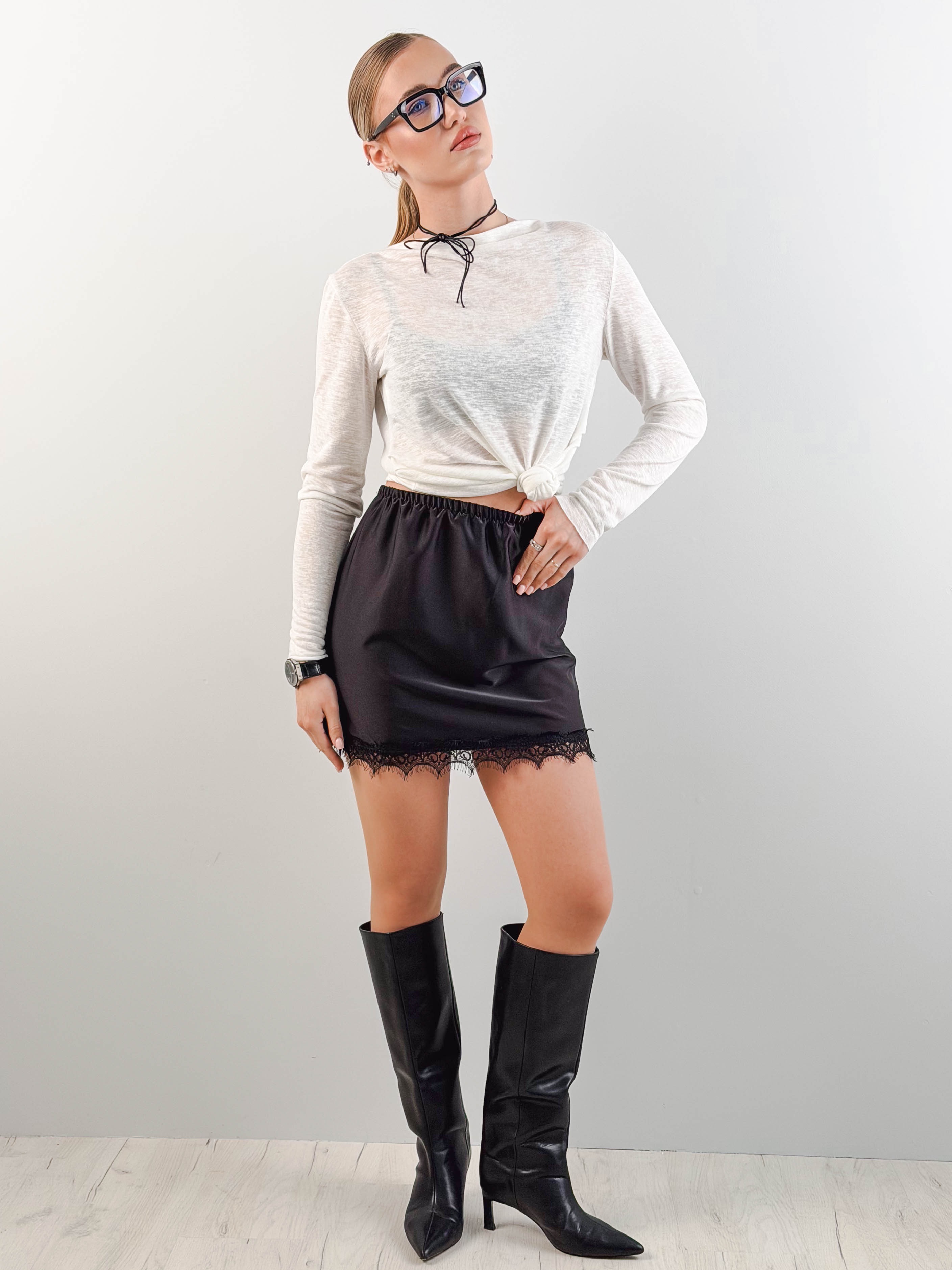 картинка Юбка женская КЮ100 Черный от магазина Спортсоло