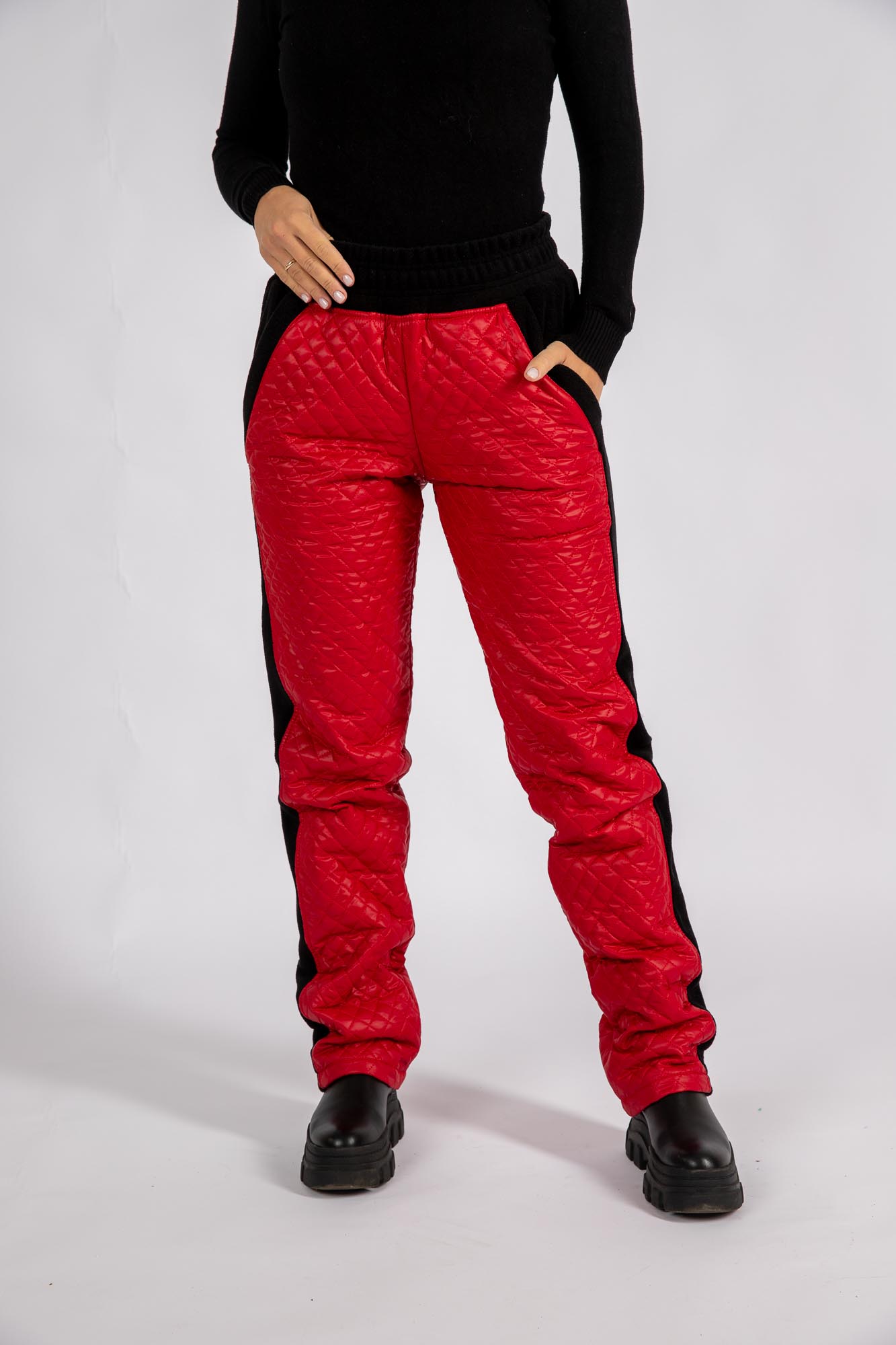 картинка Брюки женские утепленные С211 Красный от магазина Спортсоло