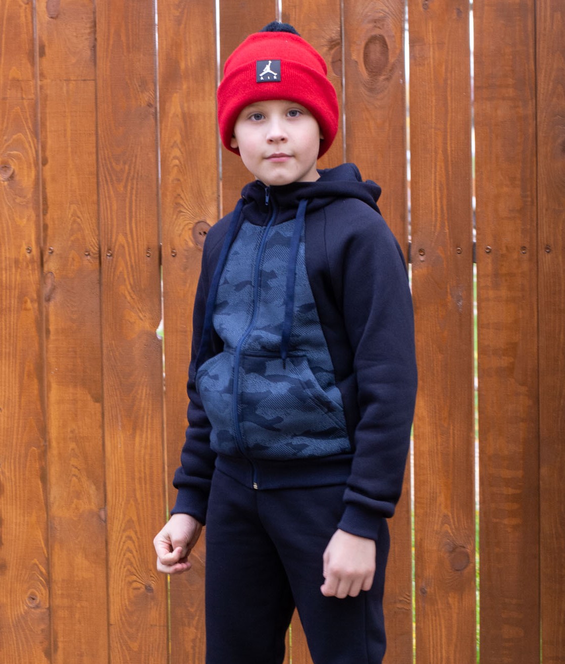 картинка Толстовка детская, на молнии с капюшоном. БМ032-К от магазина Спортсоло