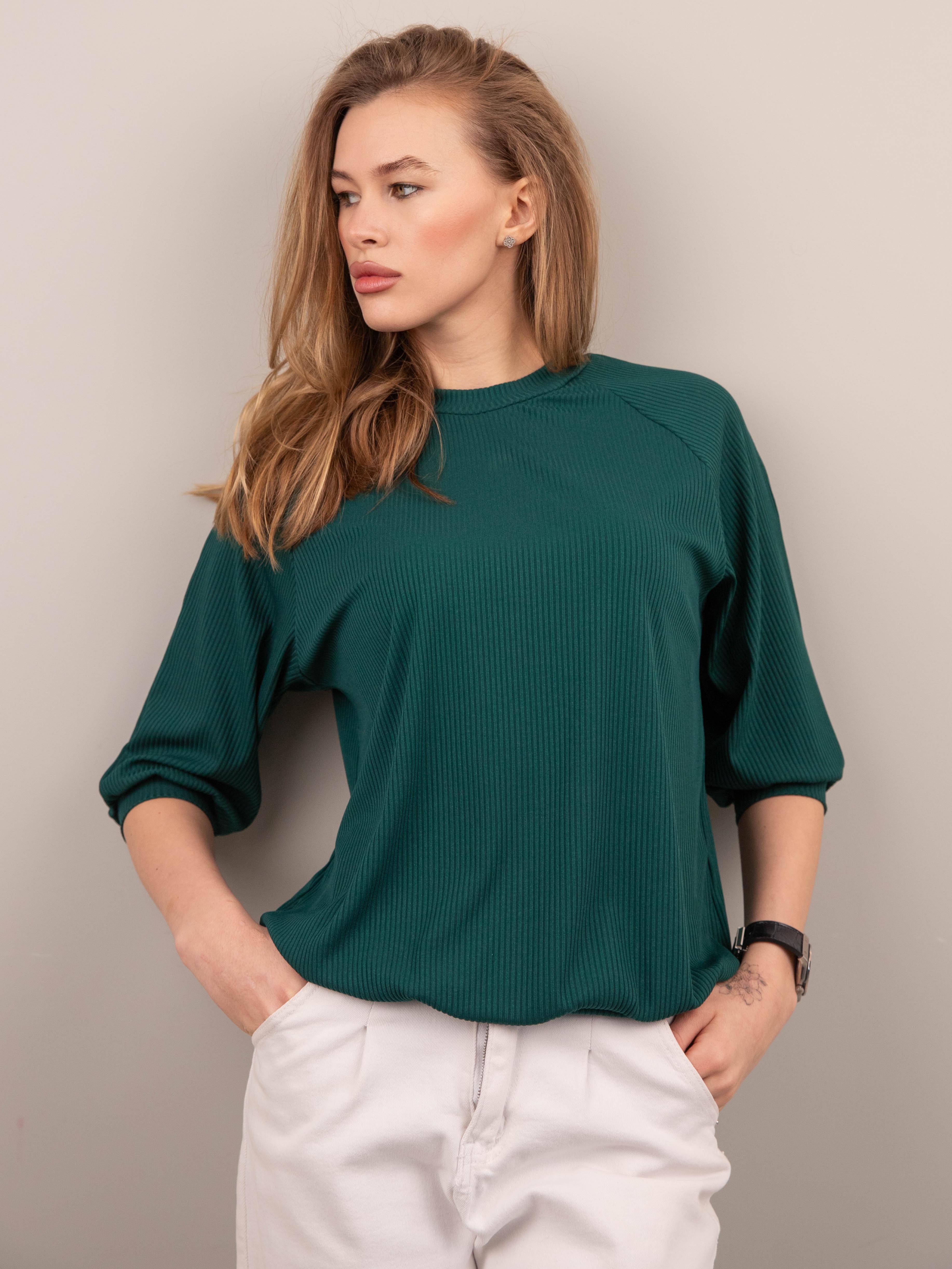 картинка Блузка женская КФ250 Изумруд от магазина Спортсоло