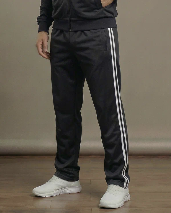 картинка Брюки мужские К015-Б Черный-Белый  от магазина Спортсоло