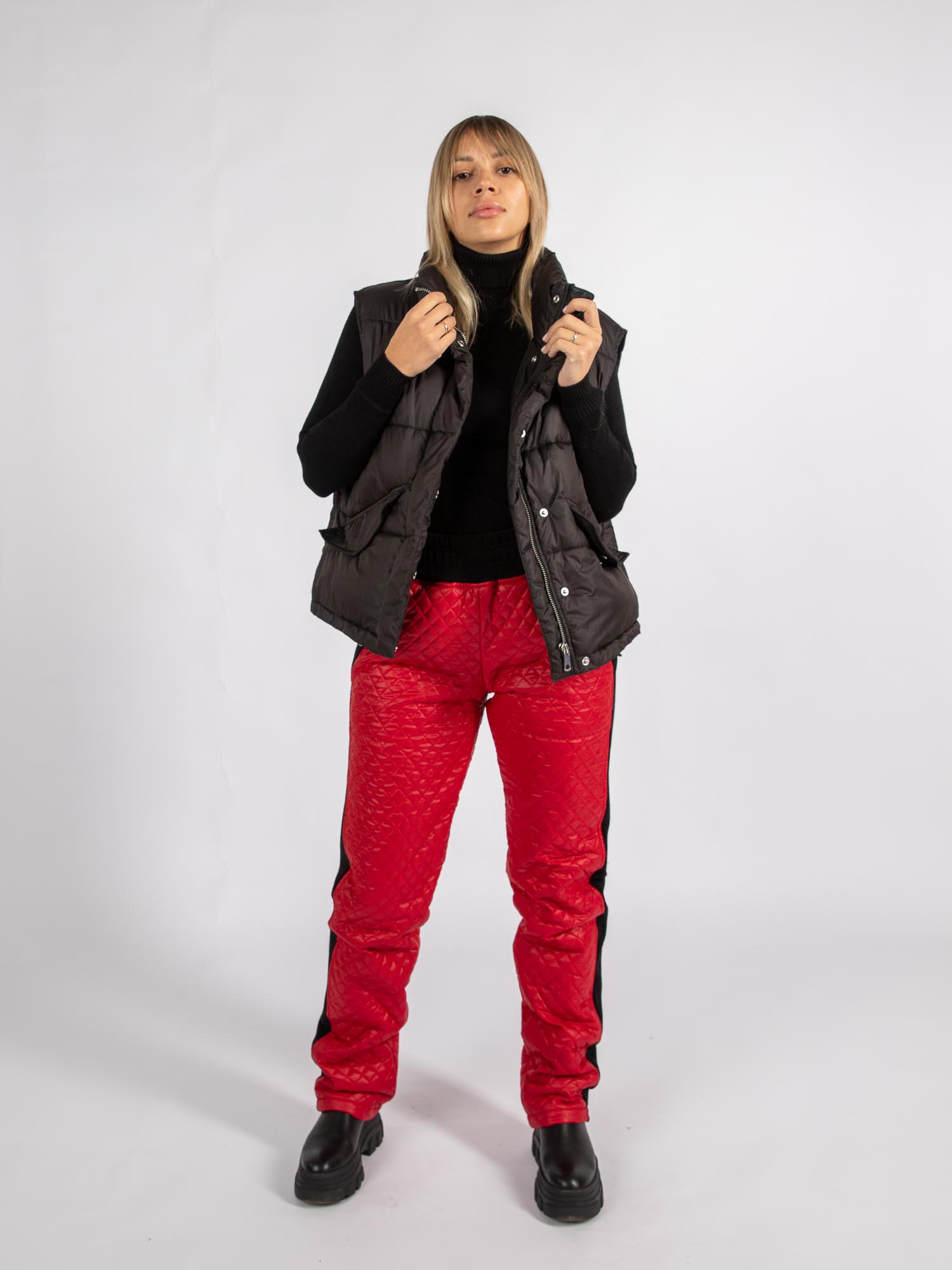 картинка Брюки женские утепленные С211 Красный от магазина Спортсоло