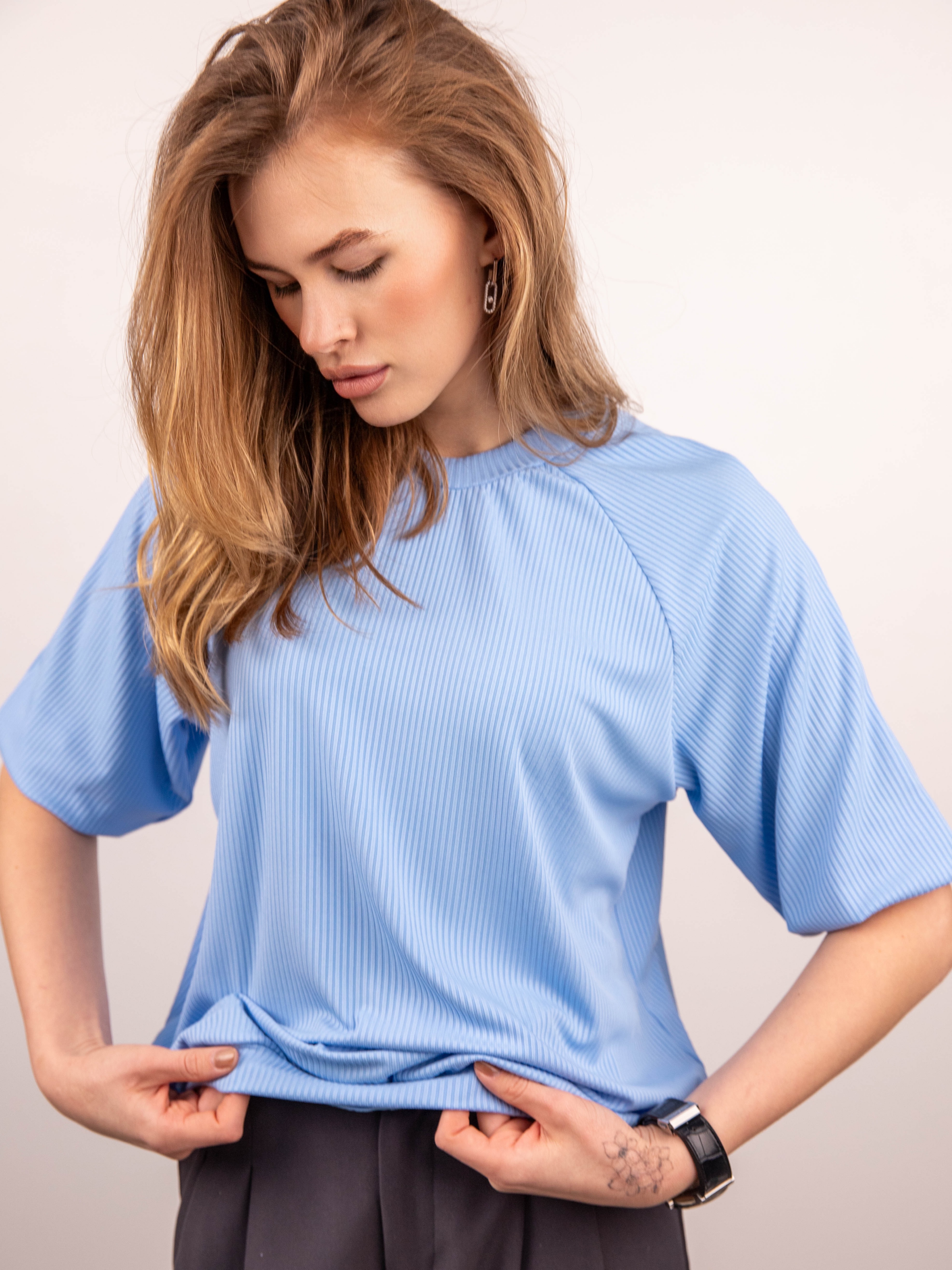 картинка Блузка женская КФ250 Голубой от магазина Спортсоло