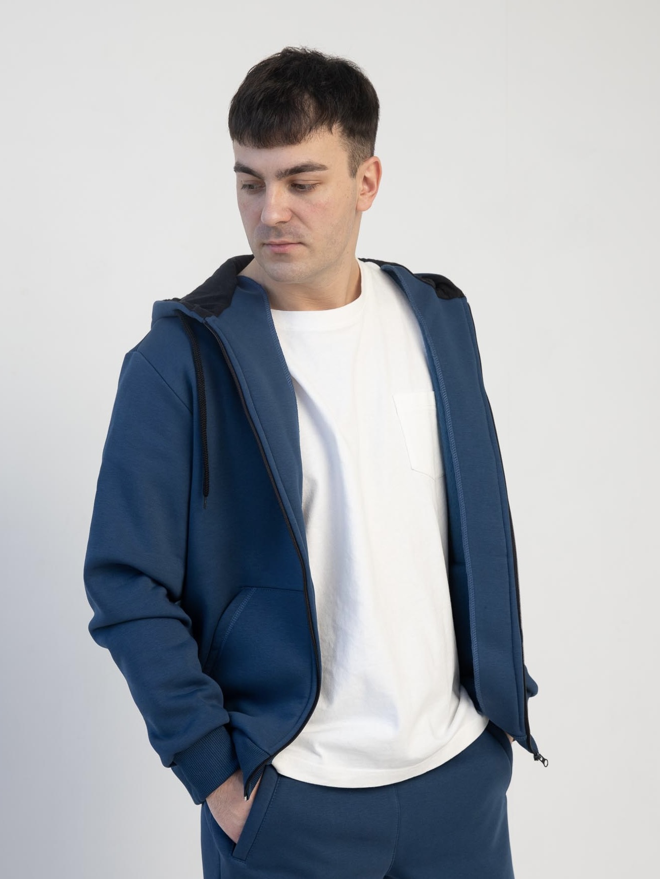 картинка Зипка мужская ВТ050 Джинс (СТОК) от магазина Спортсоло