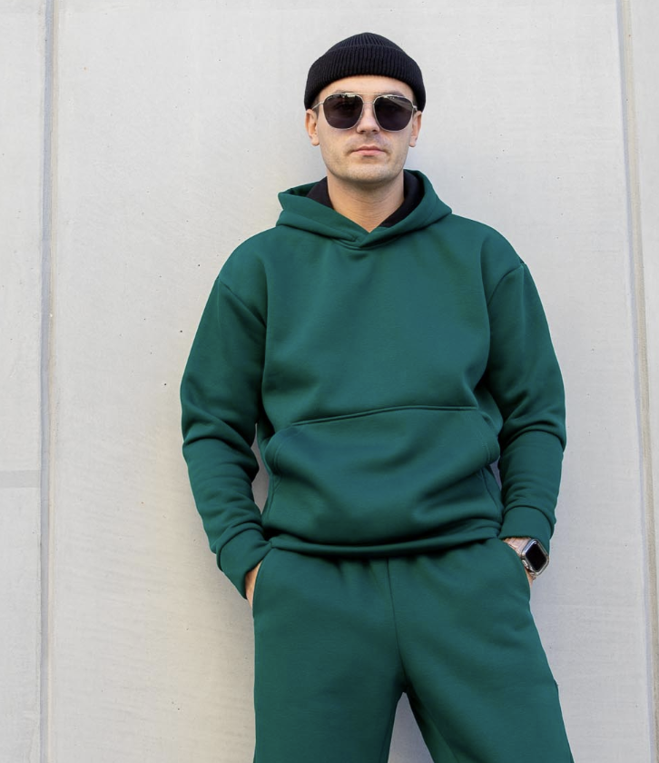 картинка Худи мужское ВХ010 Изумруд от магазина Спортсоло