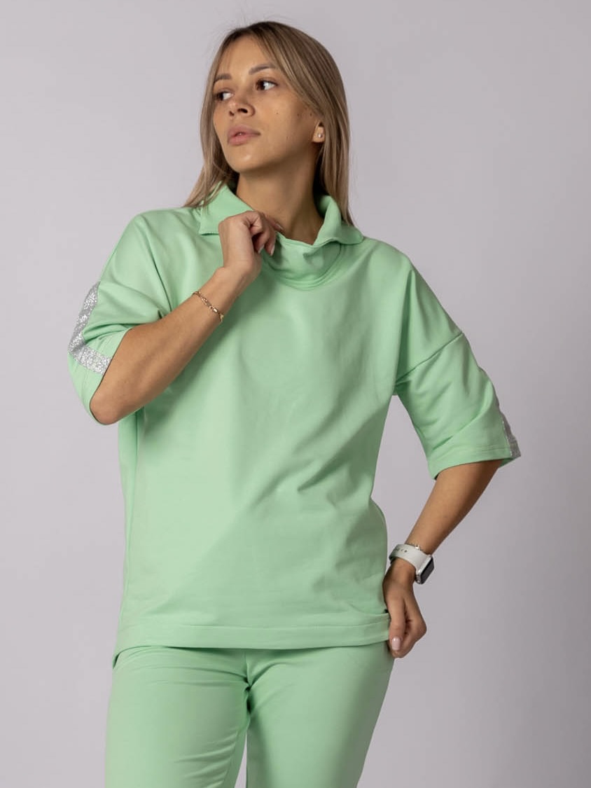 картинка Футболка Блузка Г026-Т Салат (СТОК) от магазина Спортсоло