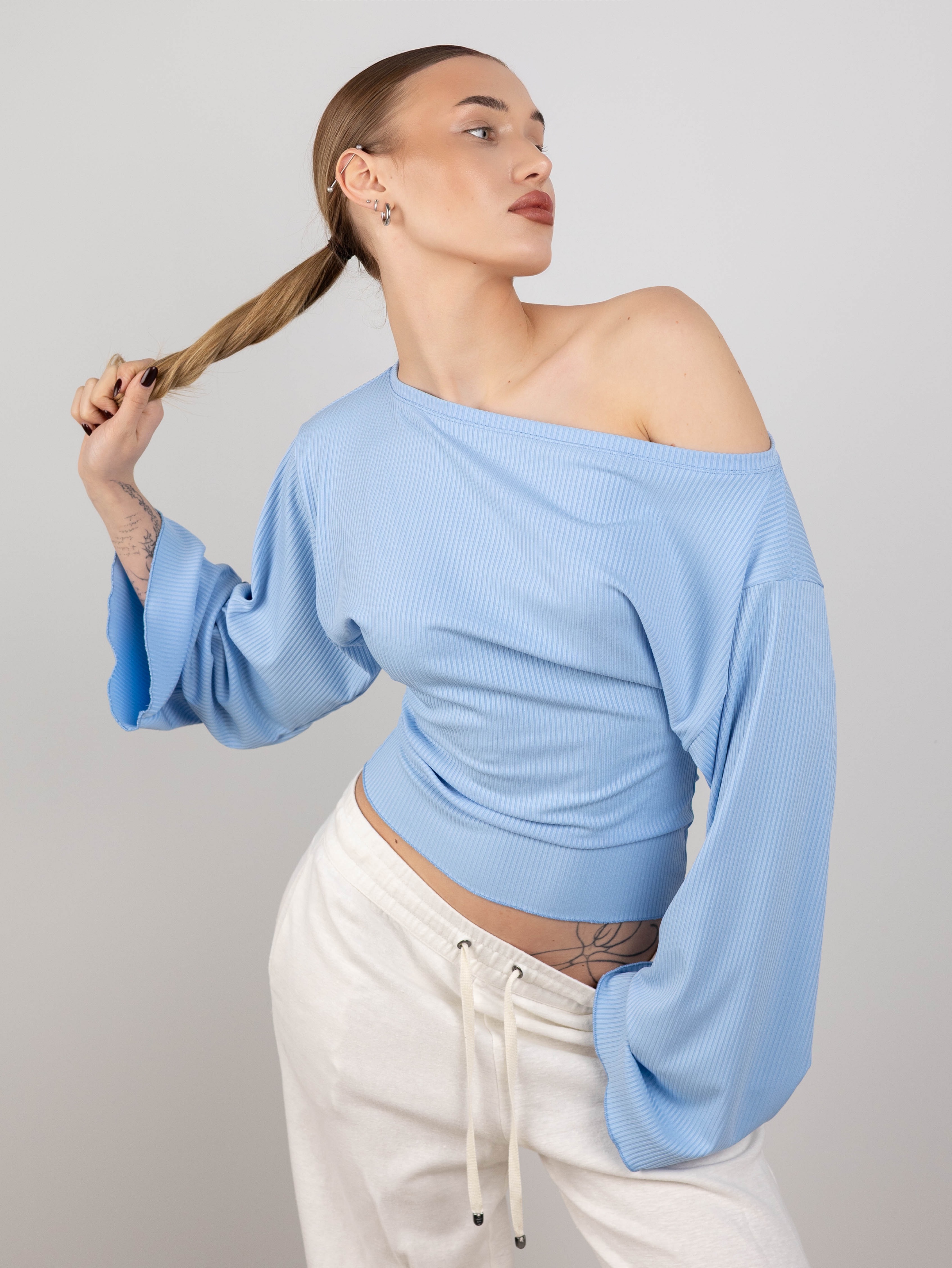 картинка Лонгслив КО101 Голубой  от магазина Спортсоло