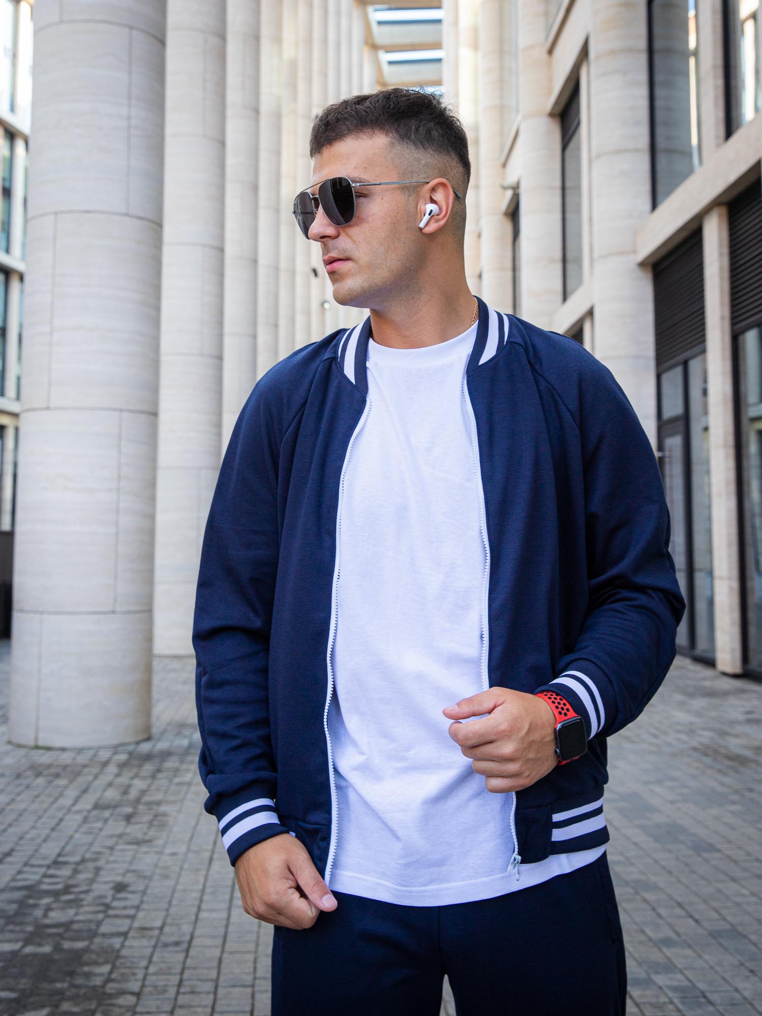 картинка Толстовка мужская ВС098 (СТОК) Тем-Синий  от магазина Спортсоло