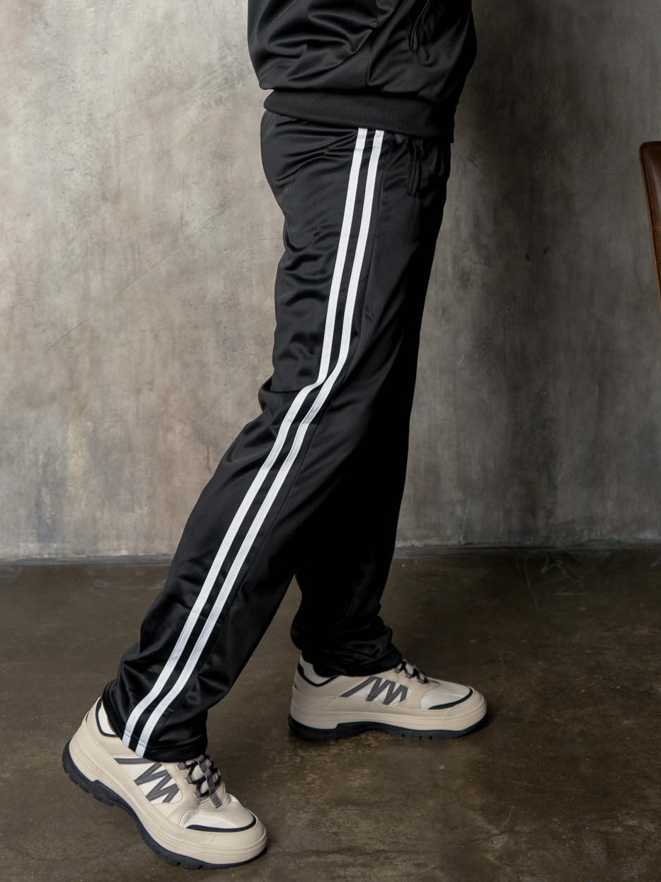 картинка Брюки мужские К015-Б Черный-Белый  от магазина Спортсоло