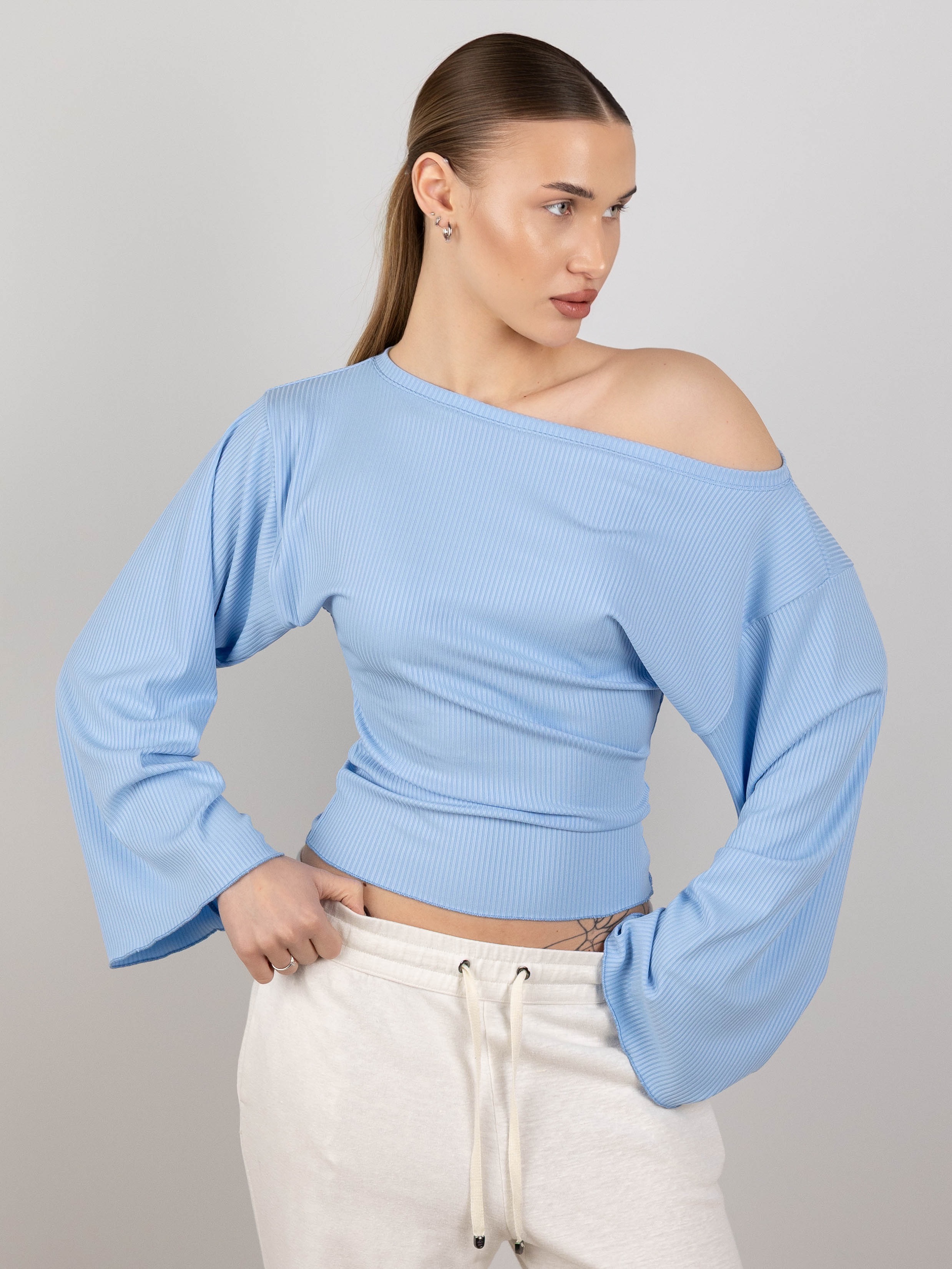 картинка Лонгслив КО101 Голубой  от магазина Спортсоло